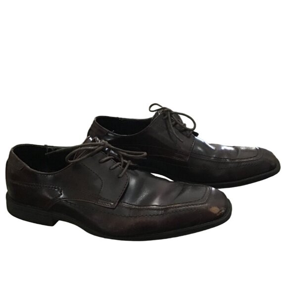 ALFANI LEATHER MENS DRESS SHOES SIZE 12 - Picture 3 of 6